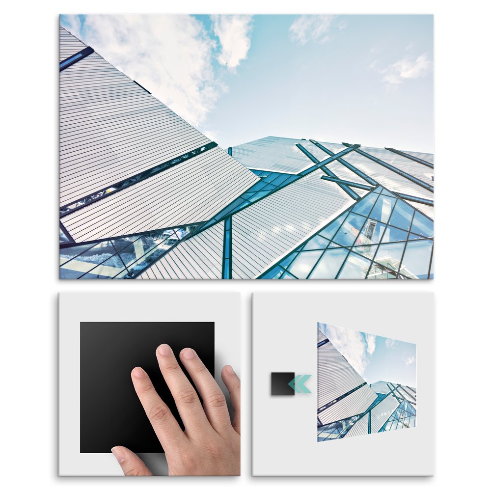 Plakat metalowy szklane dachy M