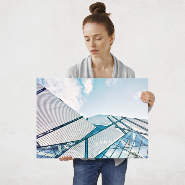 Plakat metalowy szklane dachy L