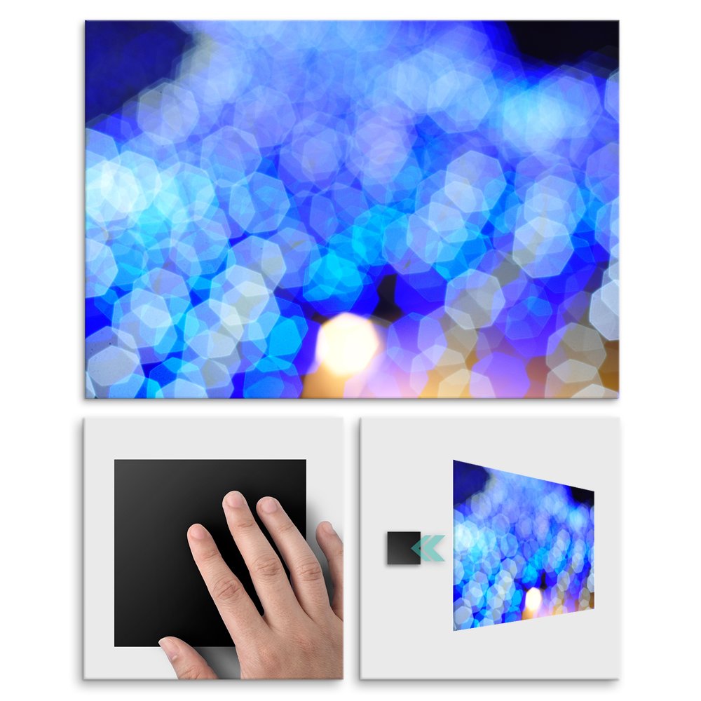 Plakat metalowy bokeh M