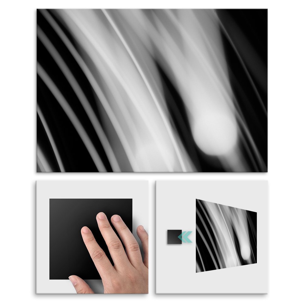 Plakat metalowy monochromia L