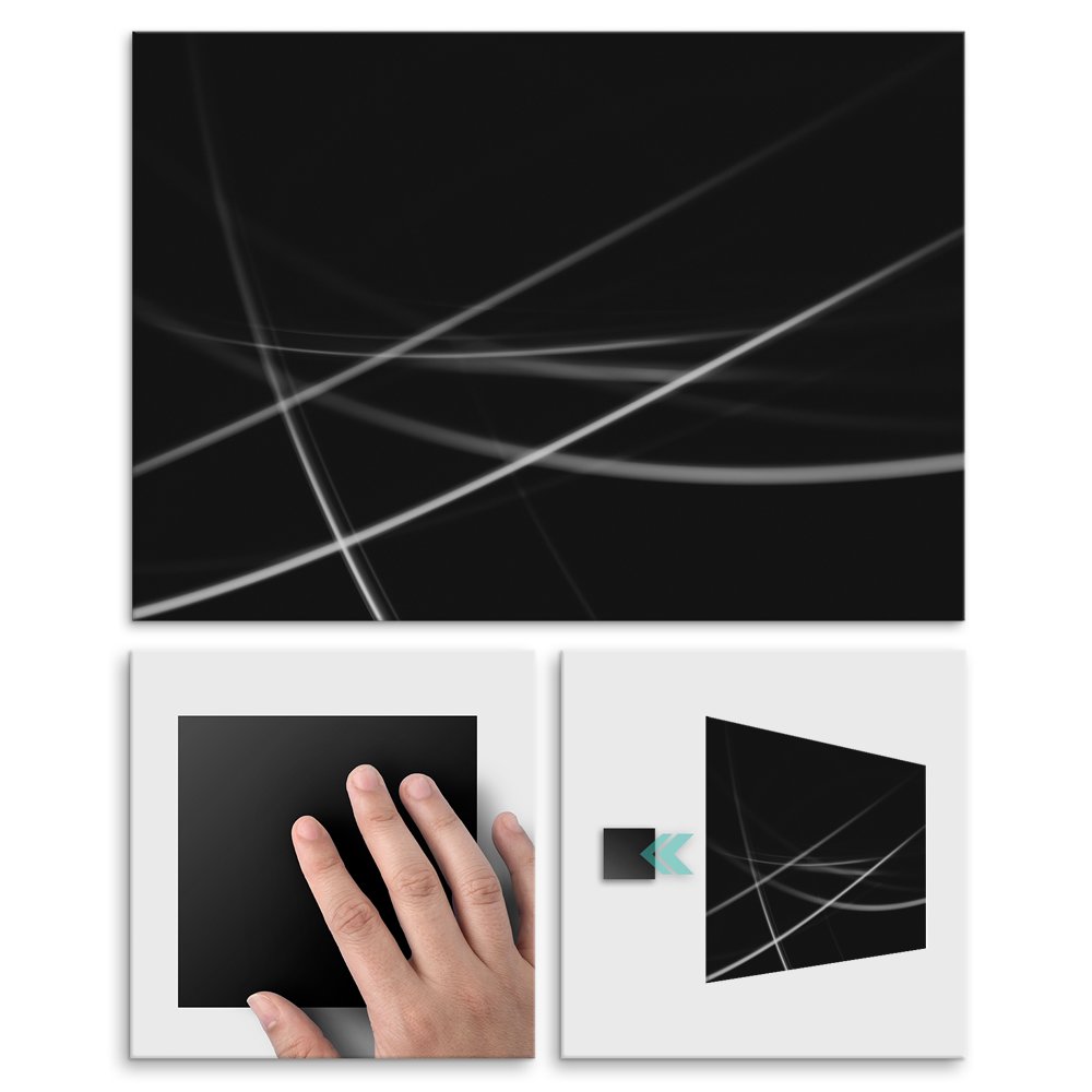 Plakat metalowy monochromia L