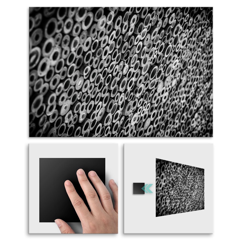 Plakat metalowy monochromia L