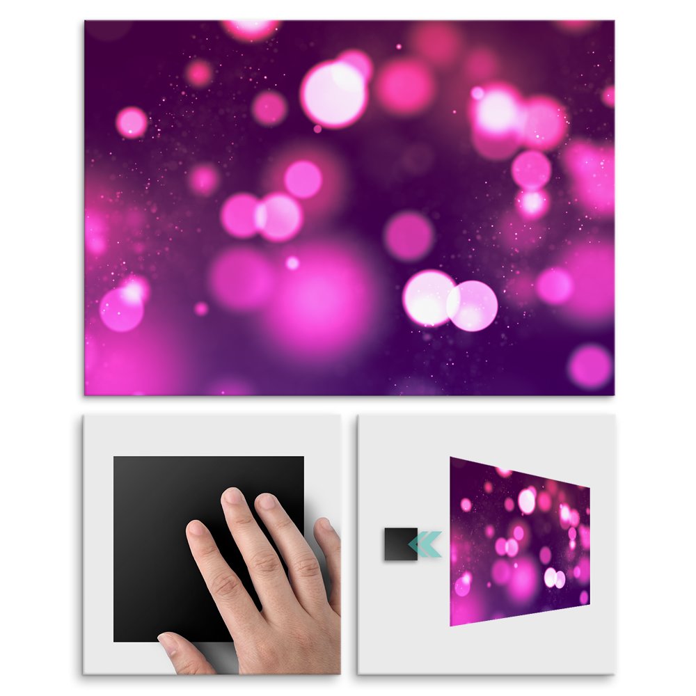 Plakat metalowy bokeh M