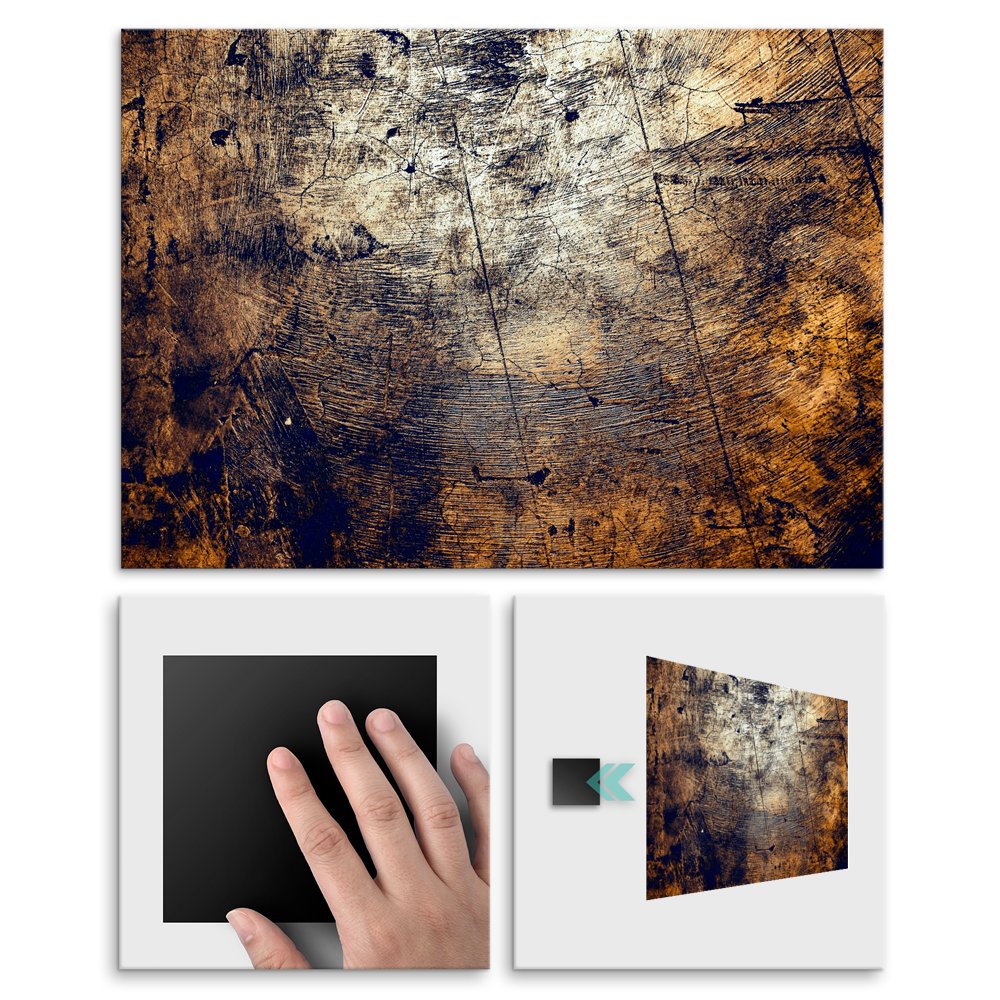 Plakat metalowy drewniana tekstura M