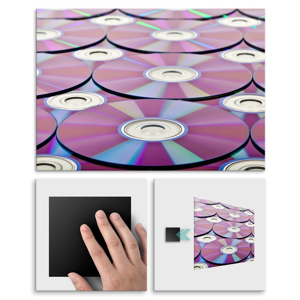 Plakat metalowy pyty CD L