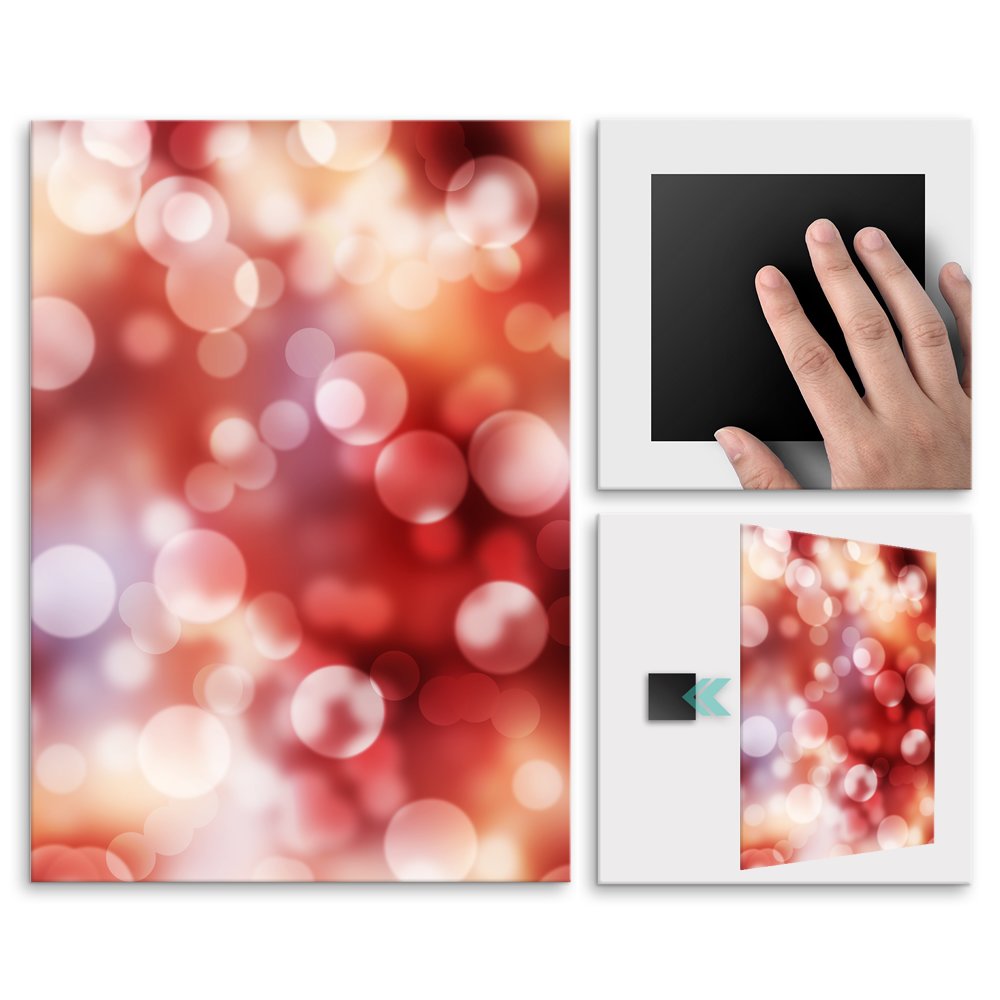Plakat metalowy bokeh L