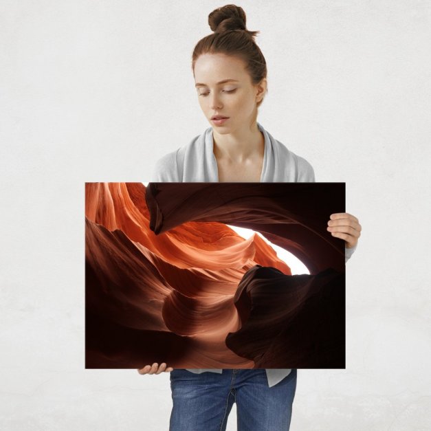 Plakat metalowy Kanion Antylopy L