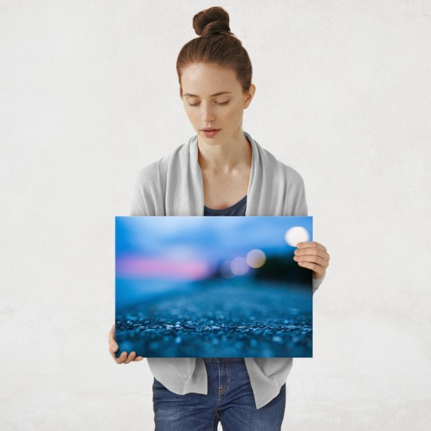 Plakat metalowy bokeh M