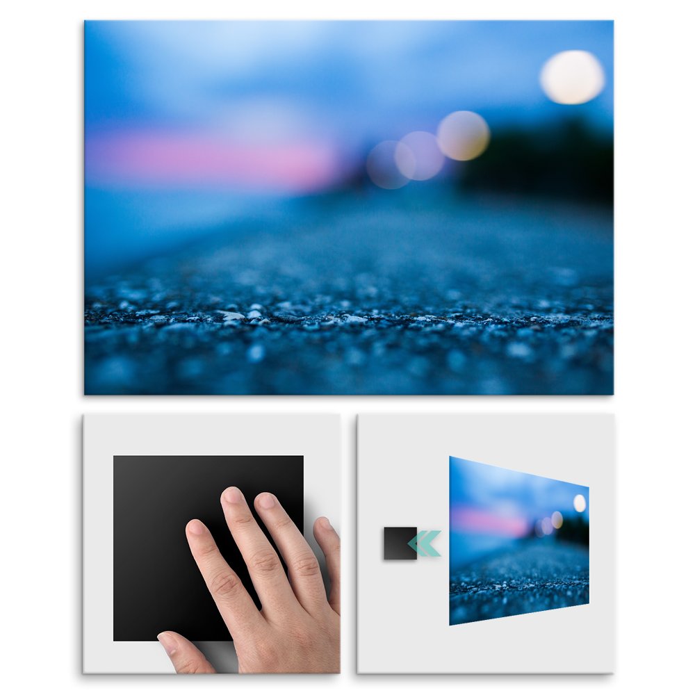 Plakat metalowy bokeh L