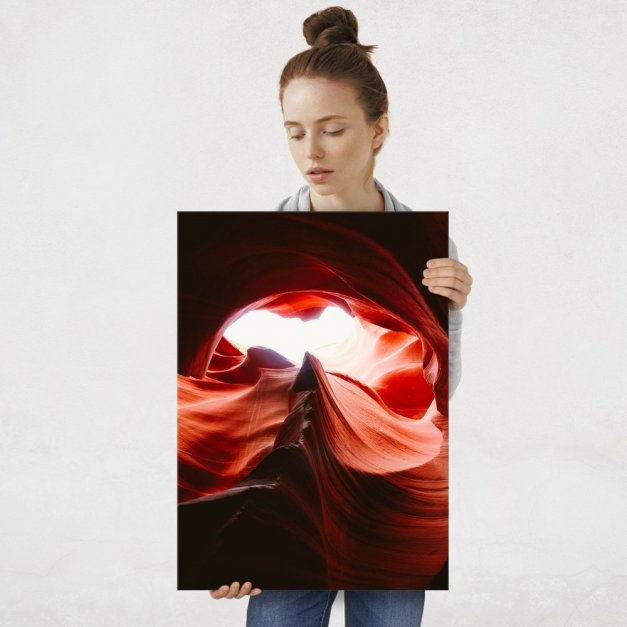 Plakat metalowy Kanion Antylopy L
