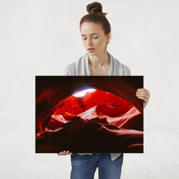 Plakat metalowy Kanion Antylopy L