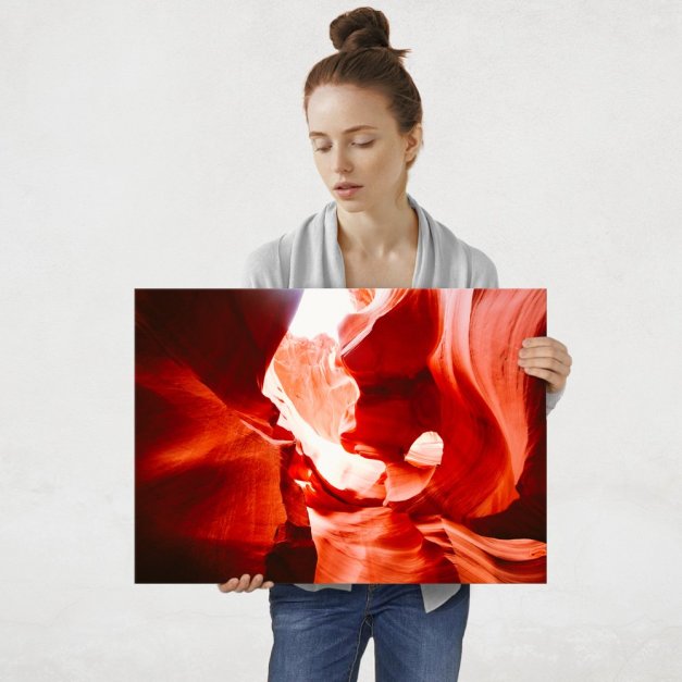 Plakat metalowy Kanion Antylopy L