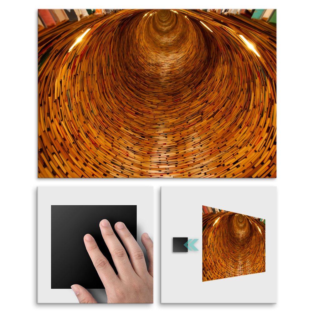 Plakat metalowy tunel L