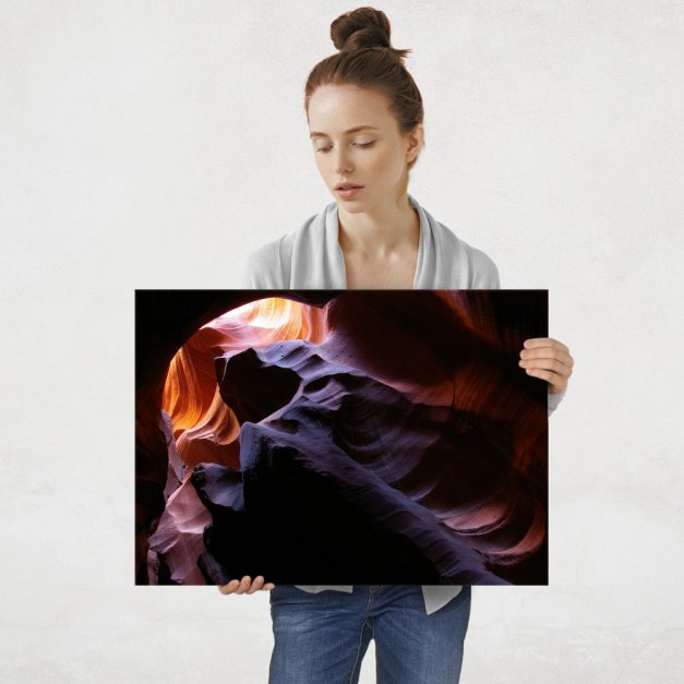 Plakat metalowy Kanion Antylopy L