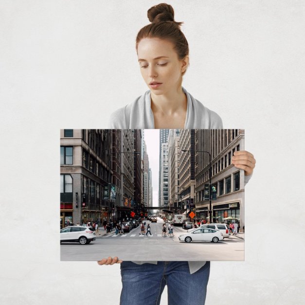 Plakat metalowy Nowy York L