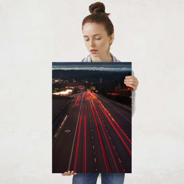 Plakat metalowy autostrada L