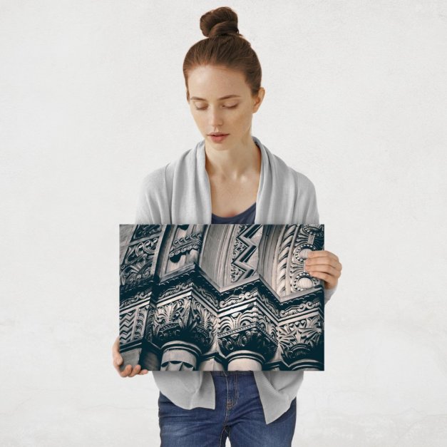Plakat metalowy ornamenty M