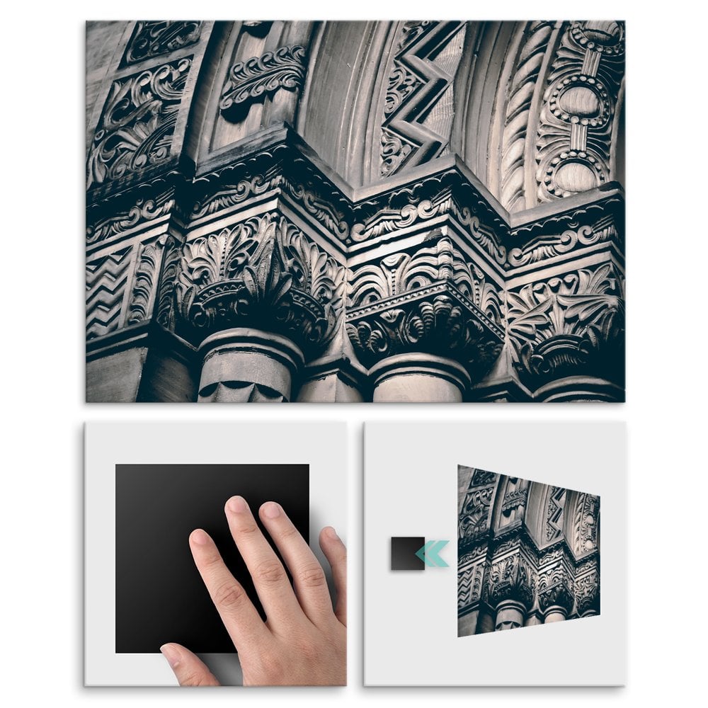 Plakat metalowy ornamenty L