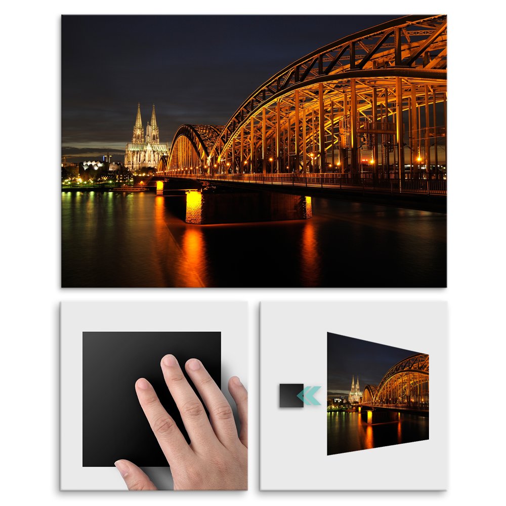 Plakat metalowy Most Hohenzollern M