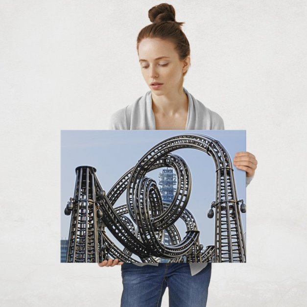 Plakat metalowy monument L
