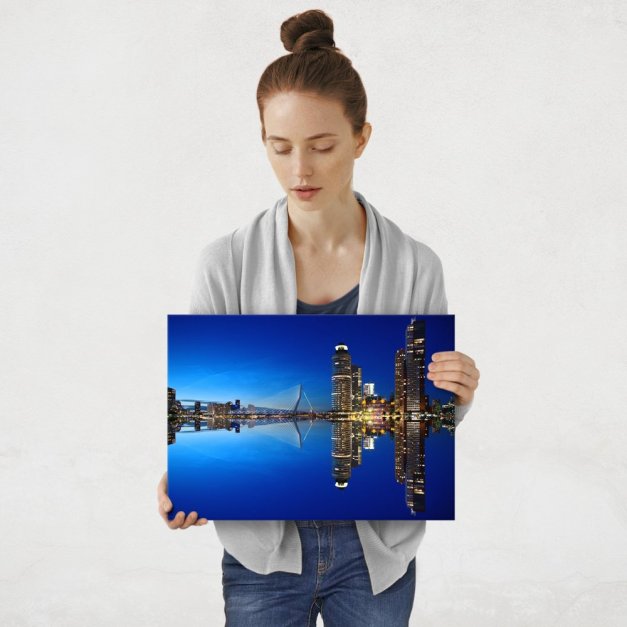 Plakat metalowy Rotterdam M