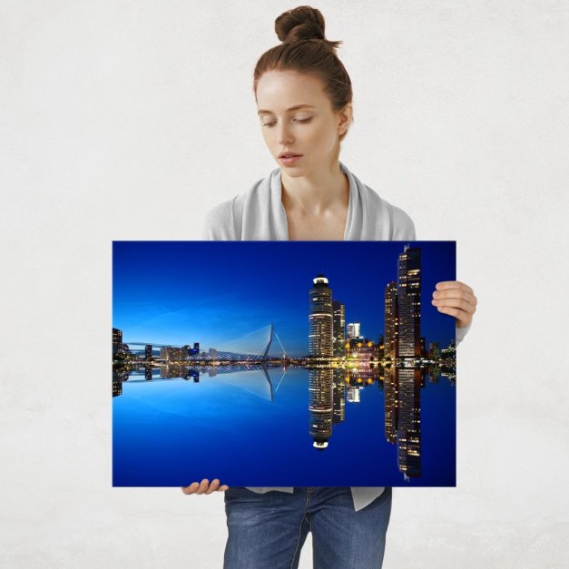 Plakat metalowy Rotterdam L