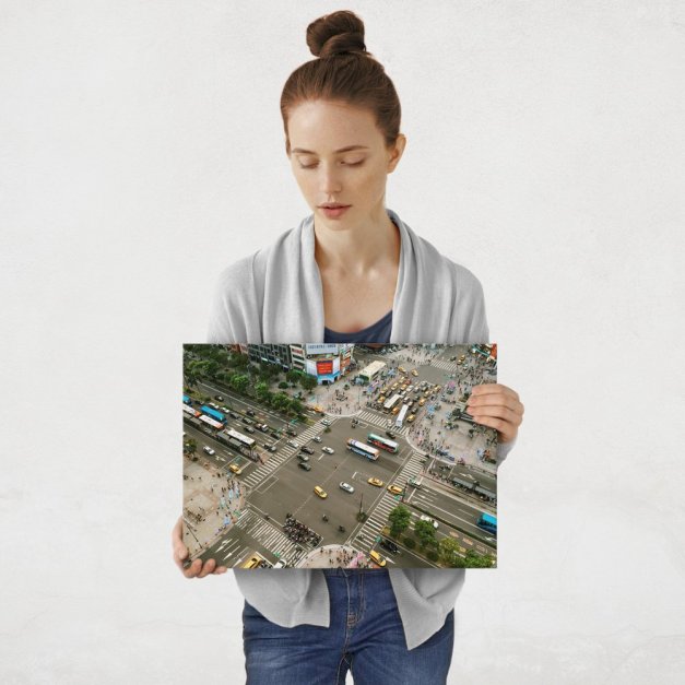 Plakat metalowy ruch drogowy M