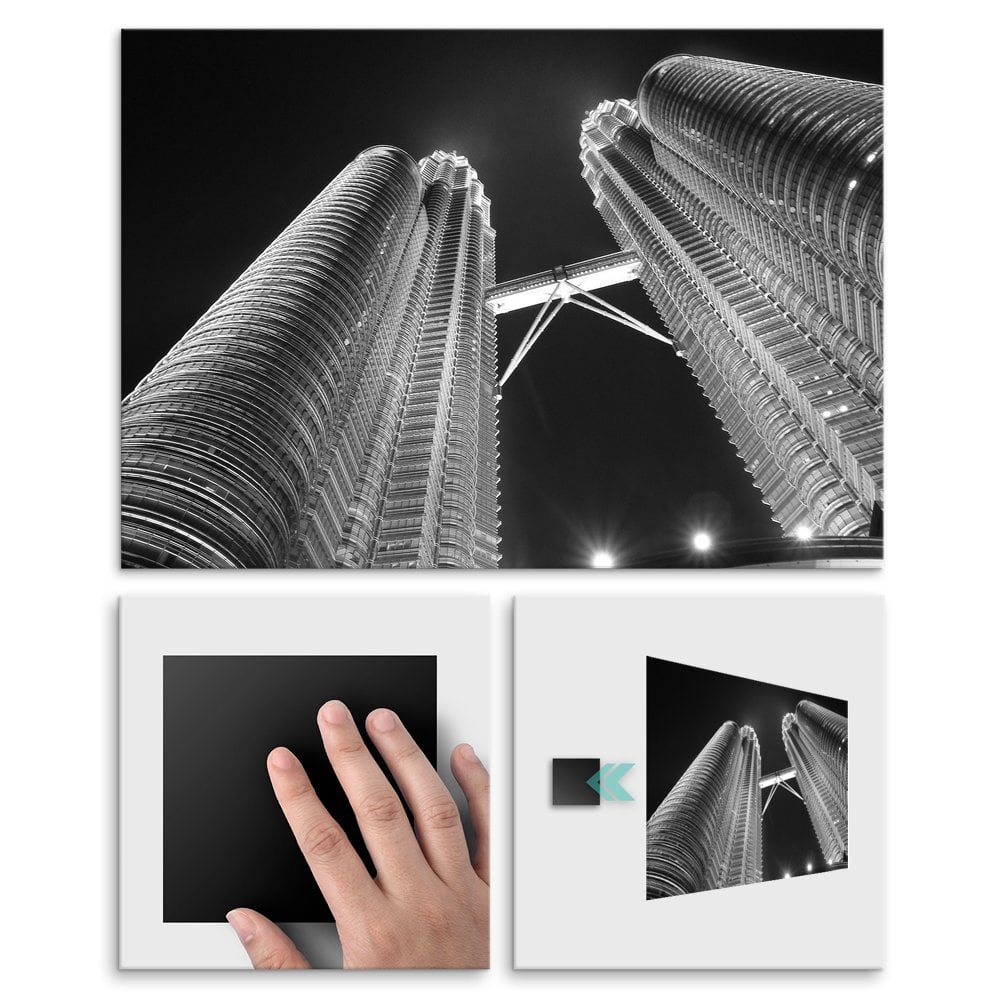 Plakat metalowy Petronas Towers Kuala Lumpur L