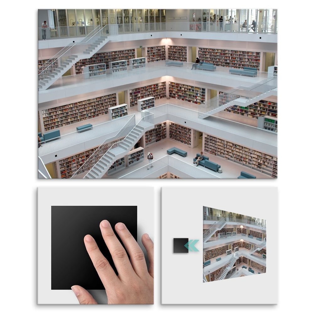 Plakat metalowy biblioteka L