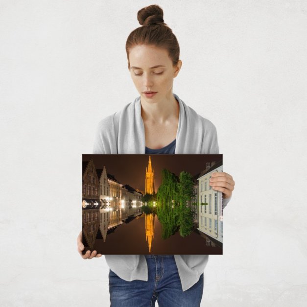 Plakat metalowy Brugia M