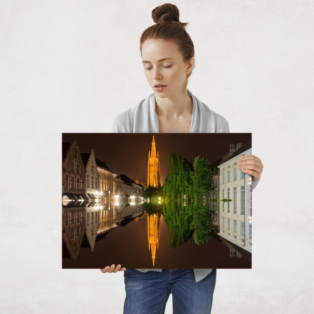 Plakat metalowy Brugia L
