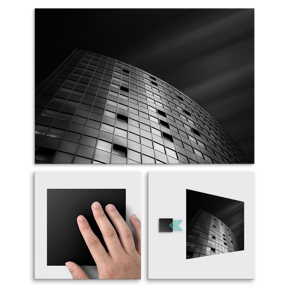Plakat metalowy budynek M