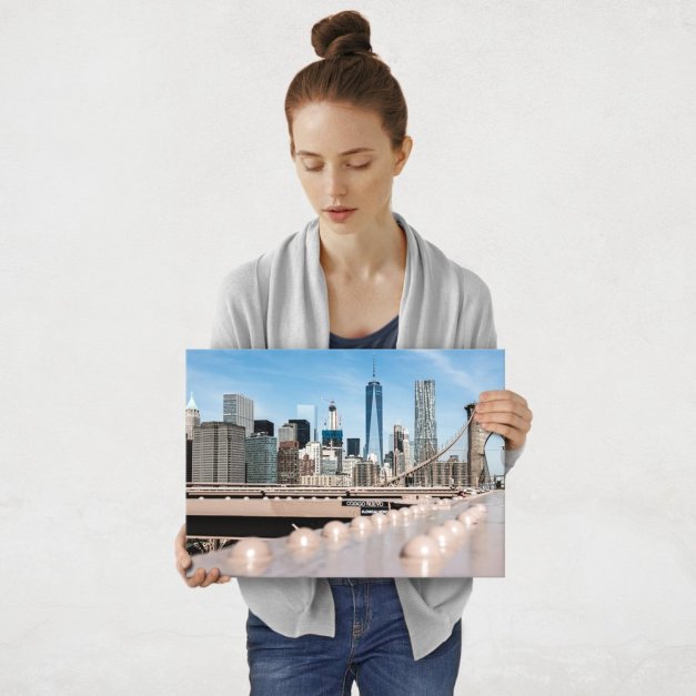 Plakat metalowy Nowy Jork M