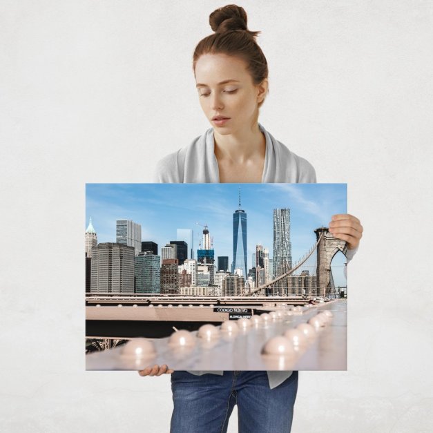 Plakat metalowy Nowy Jork L