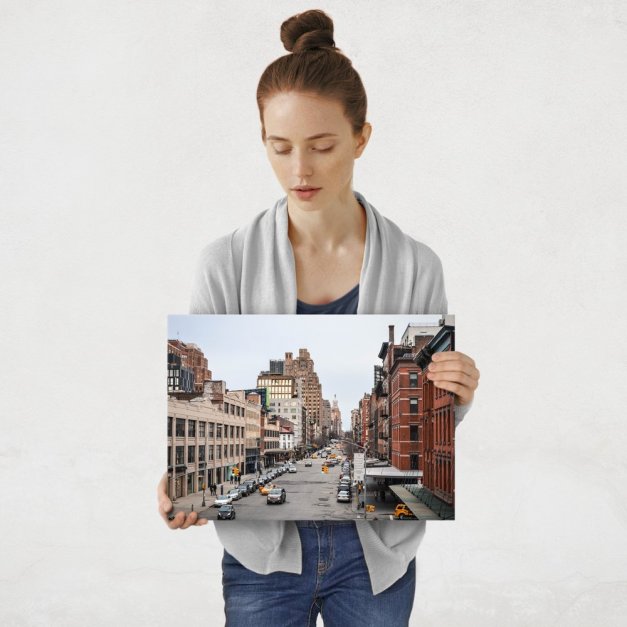 Plakat metalowy Nowy Jork M