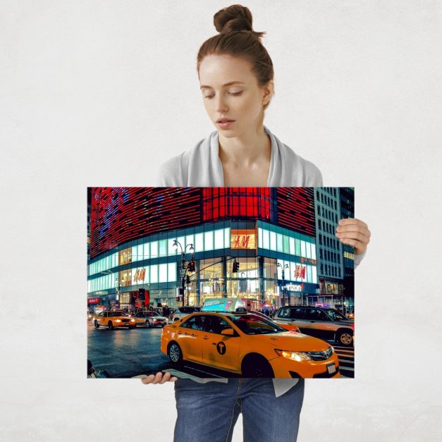 Plakat metalowy Nowy Jork L