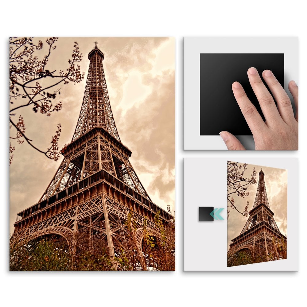 Plakat metalowy Wiea Eiffla L