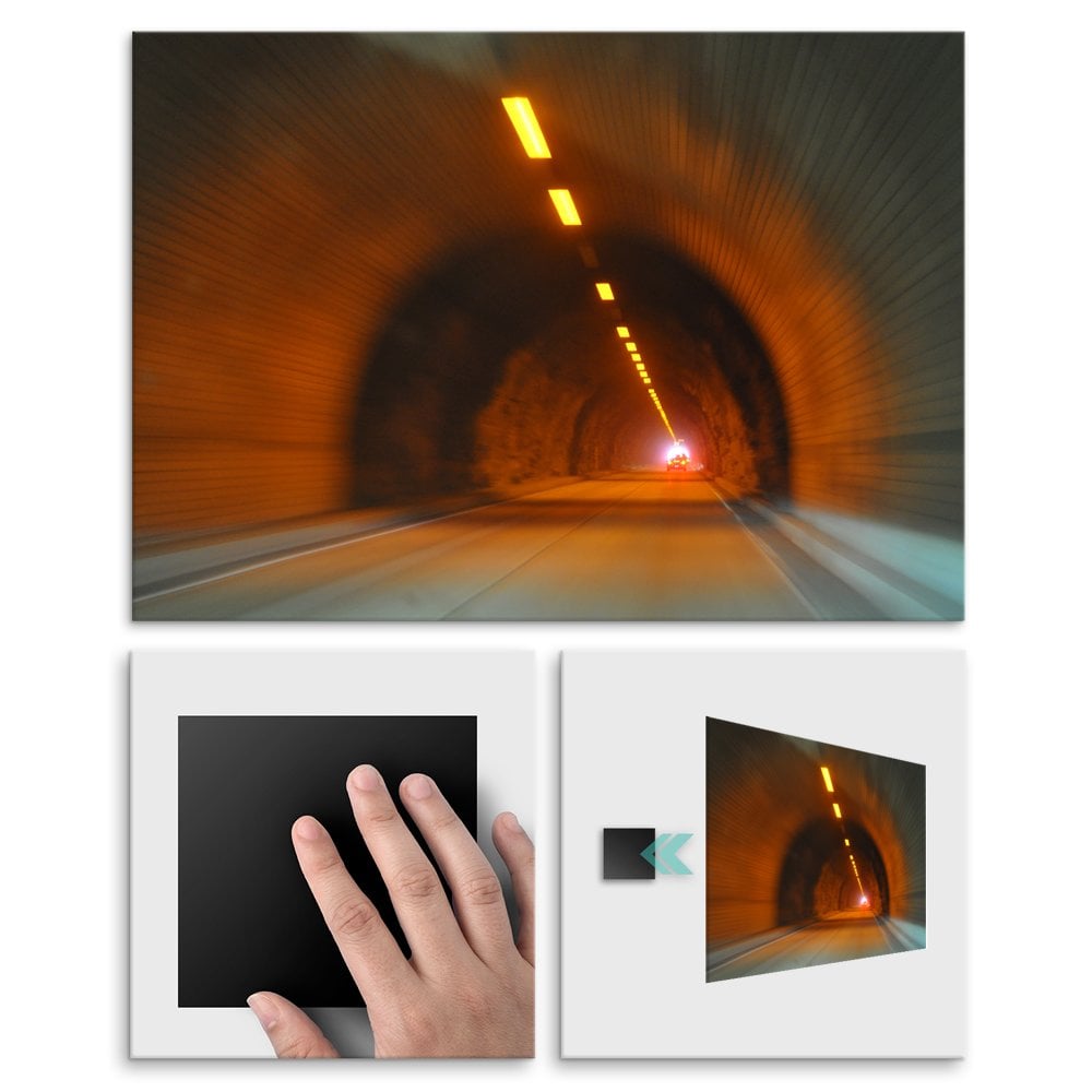 Plakat metalowy tunel M