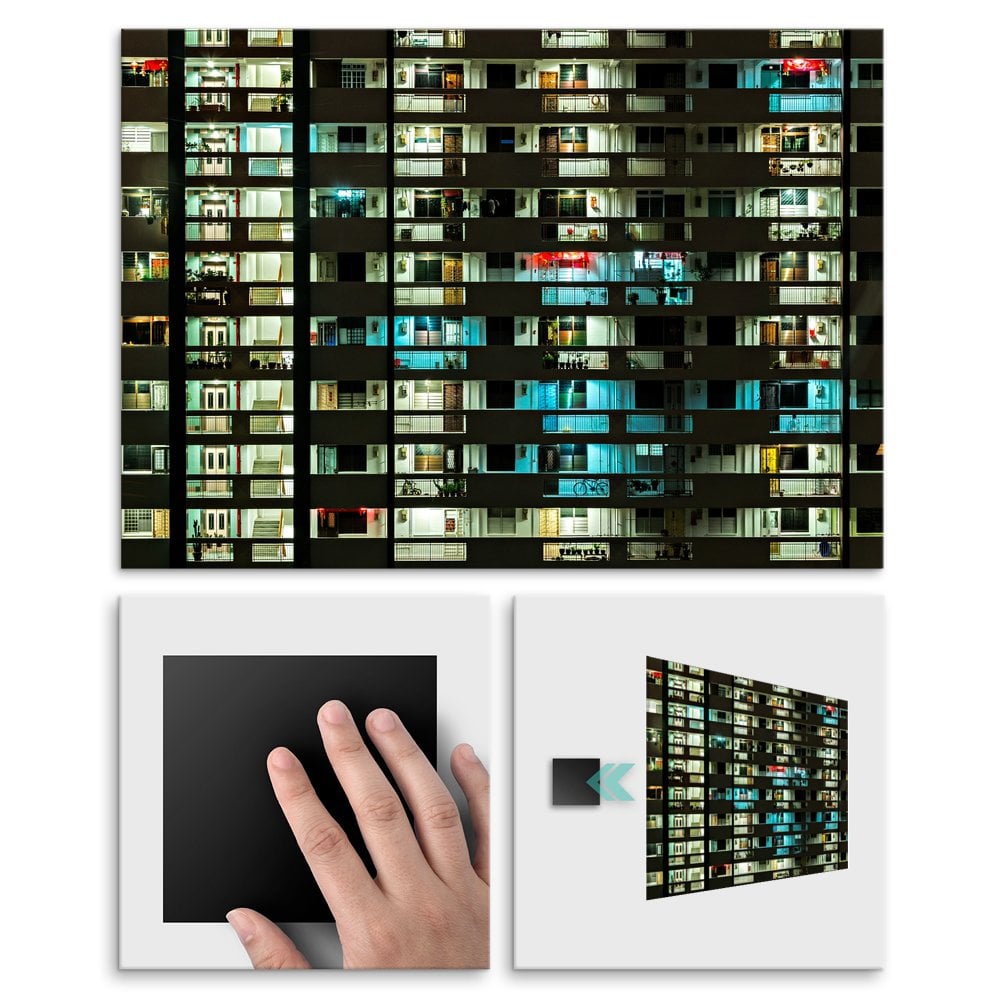 Plakat metalowy balkony L