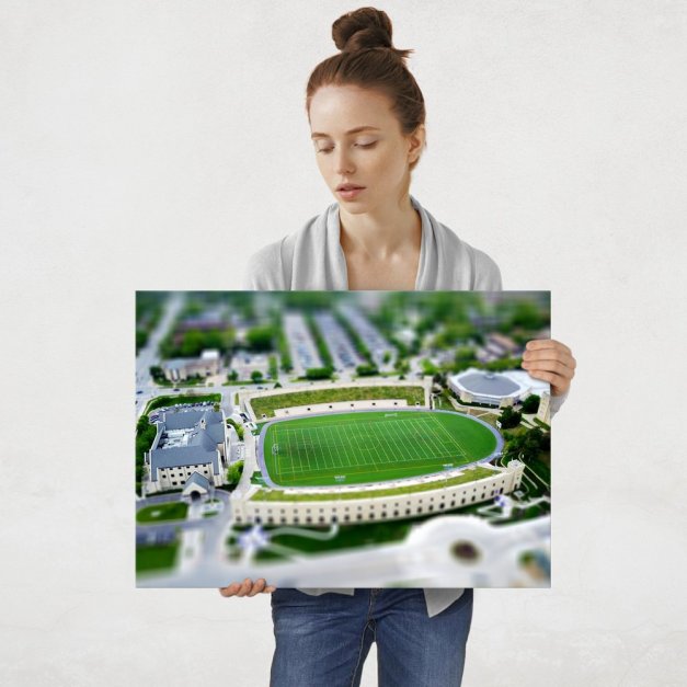 Plakat metalowy stadion L