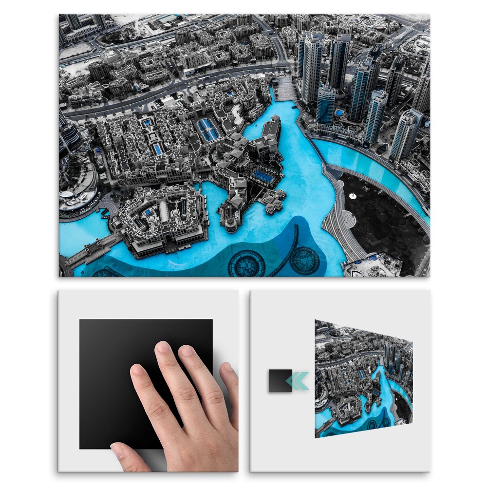 Plakat metalowy Dubaj L
