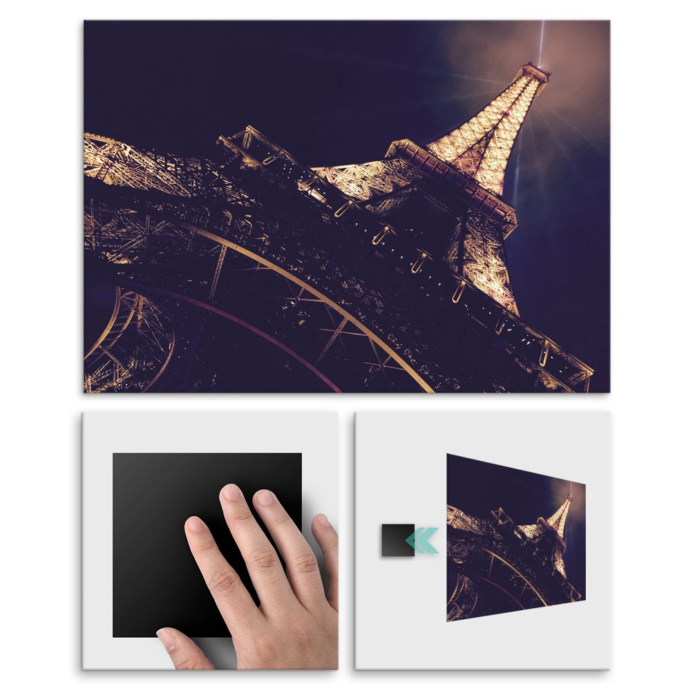Plakat metalowy Wiea Eiffla L