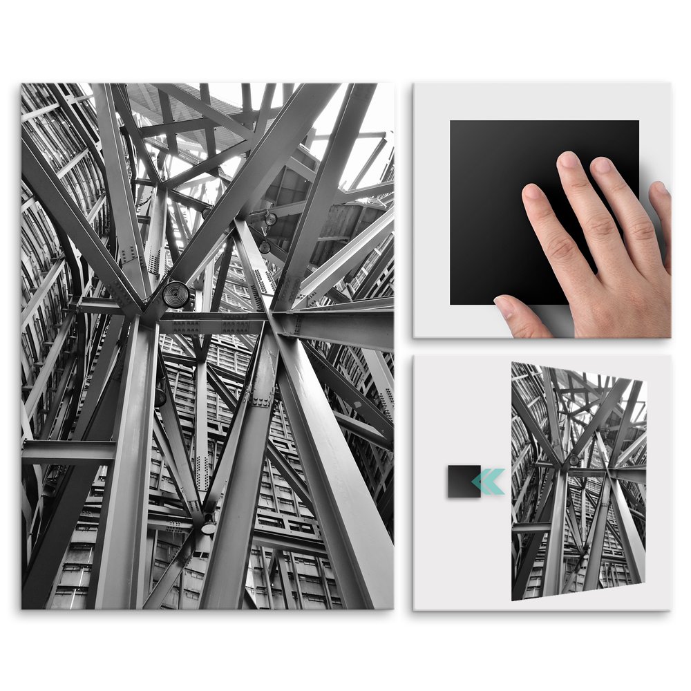 Plakat metalowy miejska stal L