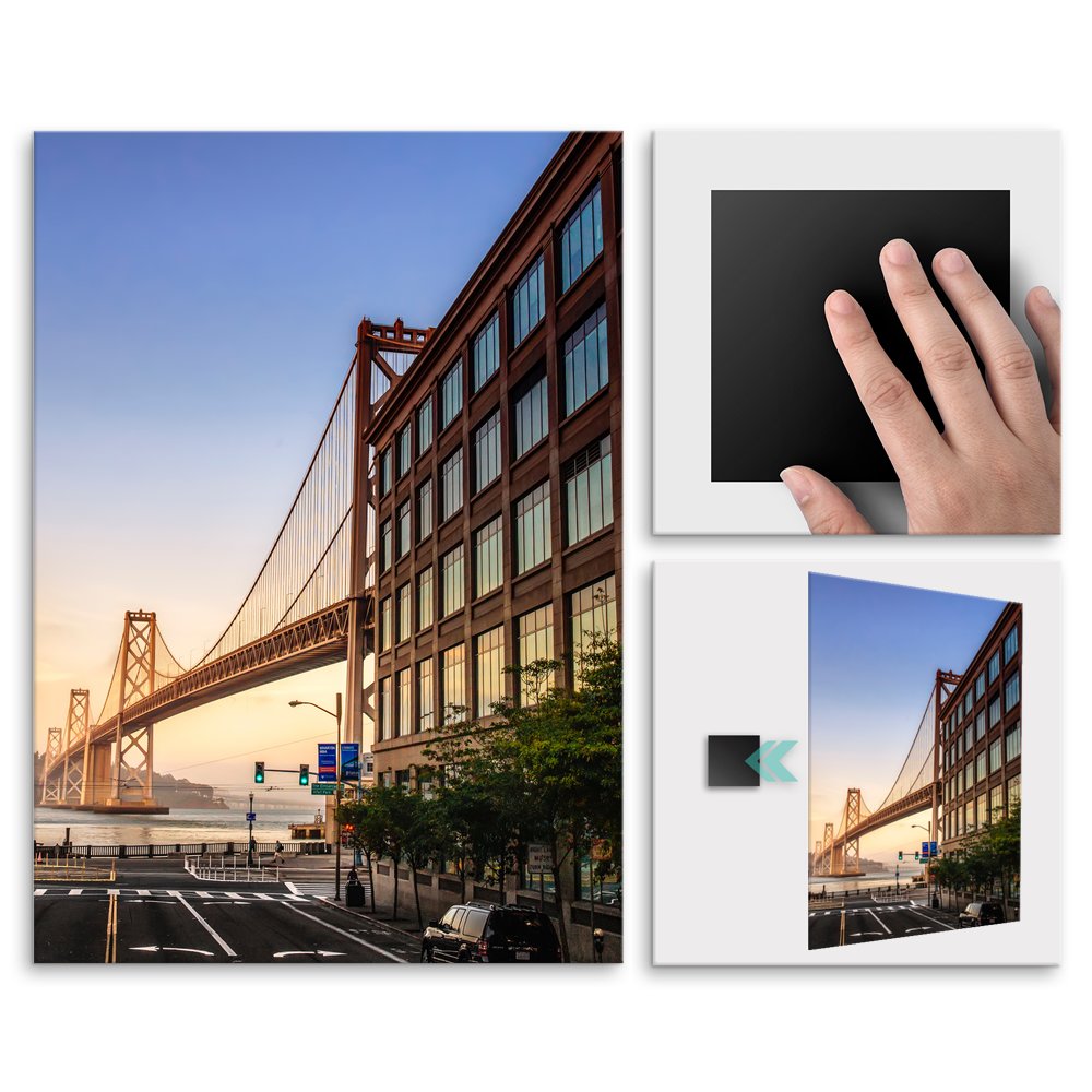 Plakat metalowy San Francisco-Oakland Bay Bridge L