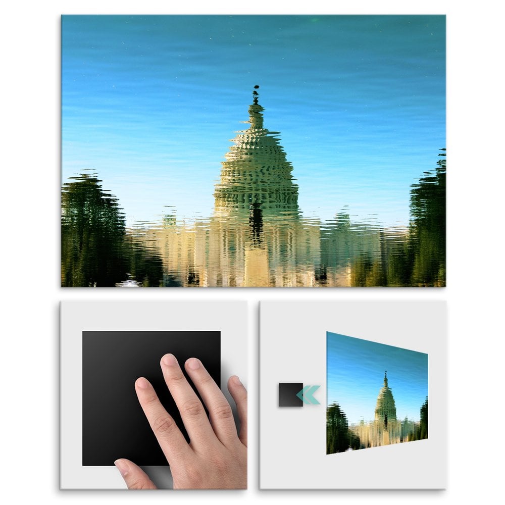 Plakat metalowy Waszyngton M