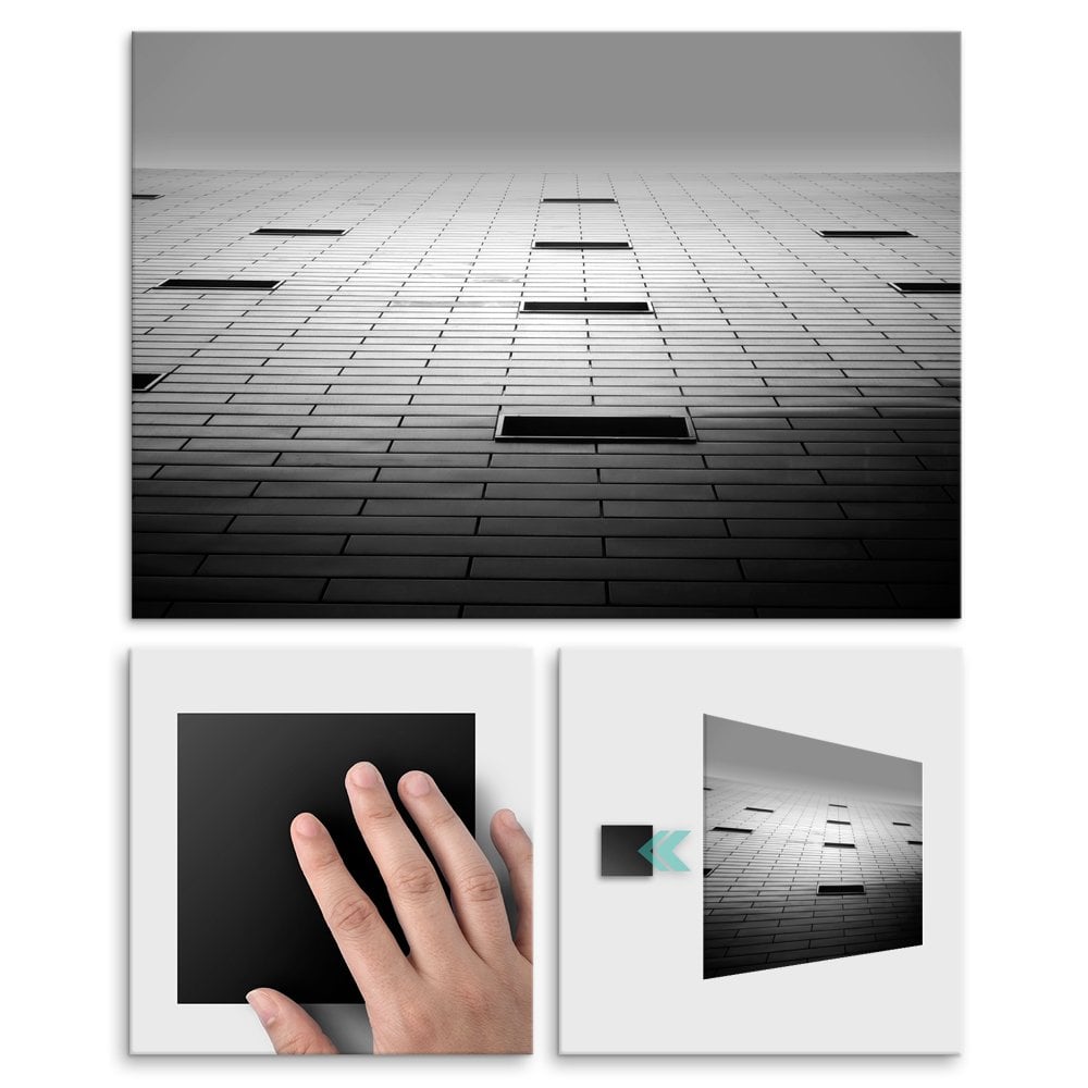 Plakat metalowy architektura L