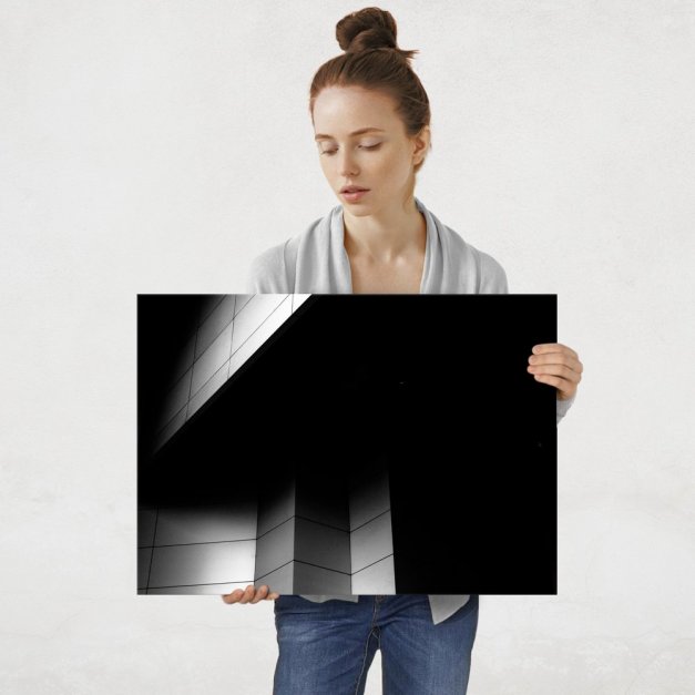 Plakat metalowy architektura L