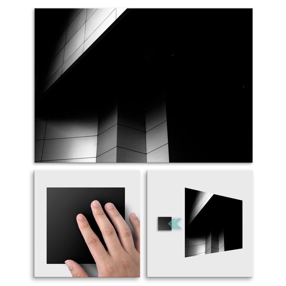 Plakat metalowy architektura L