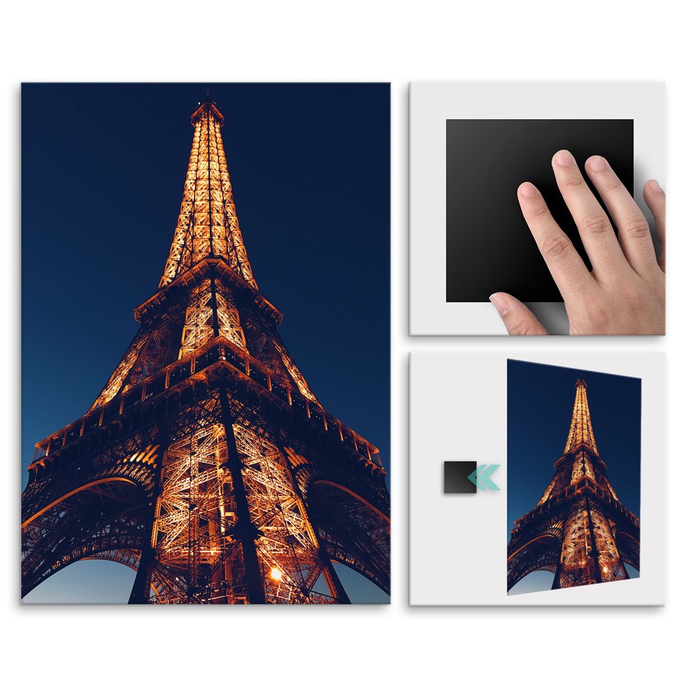 Plakat metalowy Wiea Eiffla L