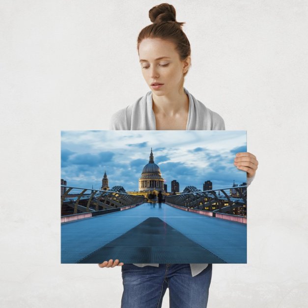 Plakat metalowy Waszyngton L